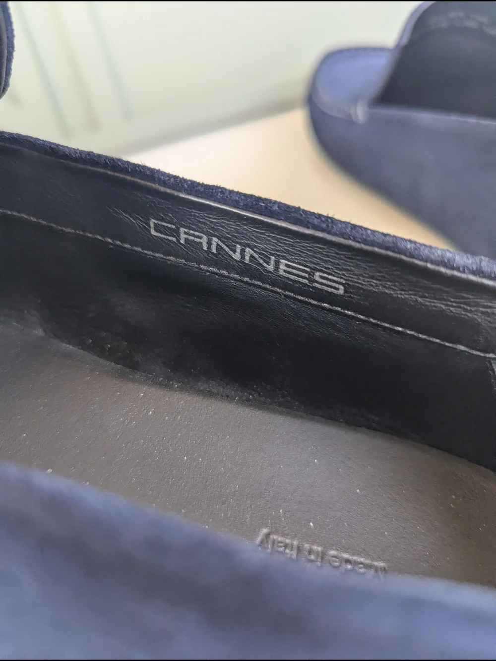 Porsche Design Men's Navy Suede Loafers